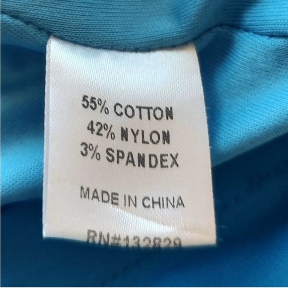 Super Down Dress sz L Blue Selena Bodycon Mini Open Back High Neck Revolve - Picture 11 of 12